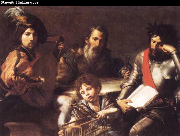 VALENTIN DE BOULOGNE The Four Ages of Man